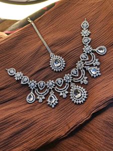 American Diamond Jewellery Set