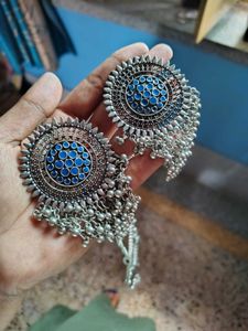 Premium Oxidised Necklace and jhumka set