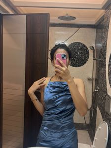 Satin Mini Dress