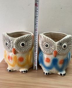 Owl ceramic Planters (Quantity-2)