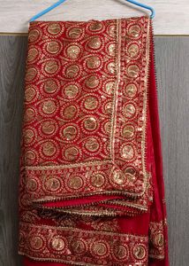 Heavy Work Saree With Blouse
