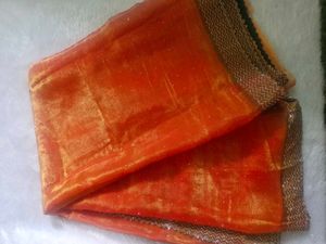 Elegant yellow space silk sared Saree