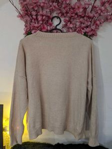 Oversized Bunny Cartoon Sweater