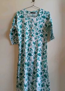 Floral Print Kurta