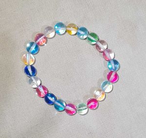 Rainbow Aura Bead Bracelet