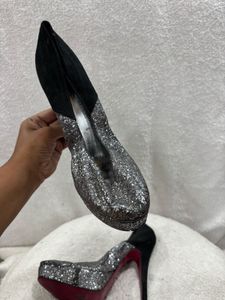 Glitter Platform Heels