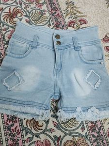 Denim Shorts Pack Of 3 (6-8 Years Girls)