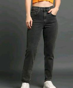 Levi's Black Straight Leg Jeans