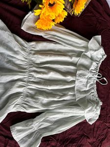 Sage Green Ruffle Top