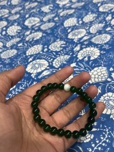 Green Beaded Bracelet