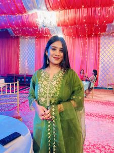 Green Embroidered Kurti