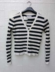 New with tag Pinterest Striped Cardigan - Classic