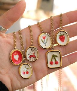 (Any One) Charm with anti tarnish chain