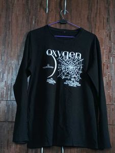 “Black Venom Inspired Graphic Tee | Full Sleeve