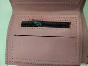 Pink Fold Purse
