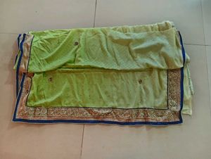 Elegant Green Saree