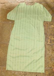 Embroidered Green Kurti