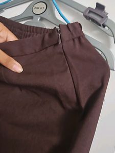 KOREAN BROWN FORMAL TROUSER