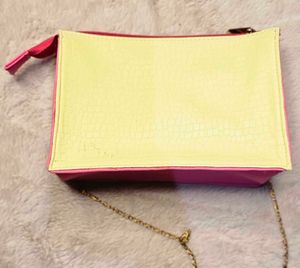 Stylish Yellow & Pink Pouch