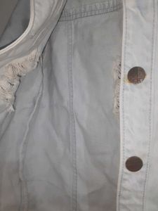 Y2k Ribbed Denim Jacket