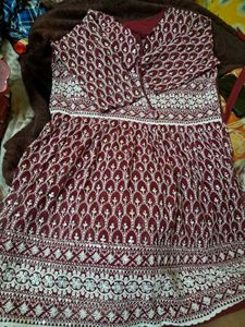short kurti with plazo