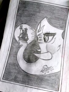 Ganesha Sketch With Shivji