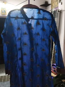 Blue Printed Kurta