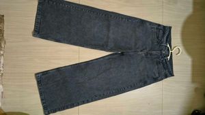 Wide Leg Black Jeans