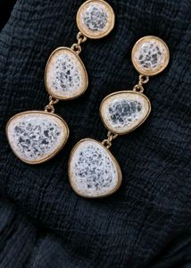 Dangle Earrings (Crystal look)