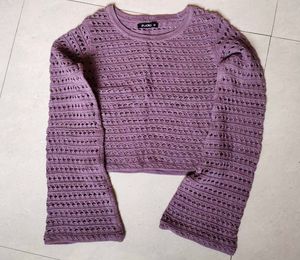 Zudio Cropped Knit Sweater