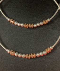 Pure silver Kada Payal