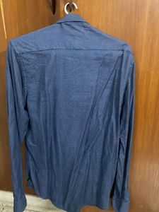 Navy blue Formal Shirt By Code from Westside