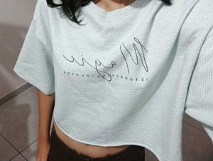 Mint Green Cropped Tees