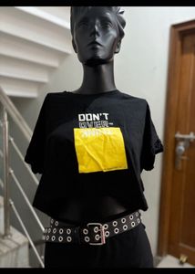 Black Crop Top