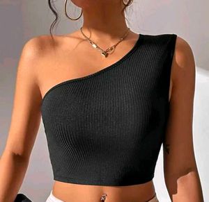 Chic One-Shoulder Crop Top