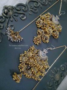 Layered Ghungroo Dual Tone Kashmiri Style Jhumka