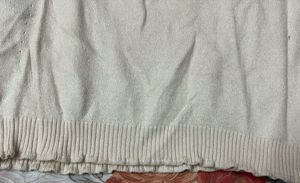 Elegant Beige Knit Sweater