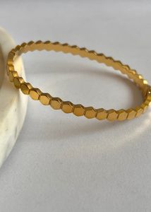 Honeycomb Bracelet Kada Anti-tarnish