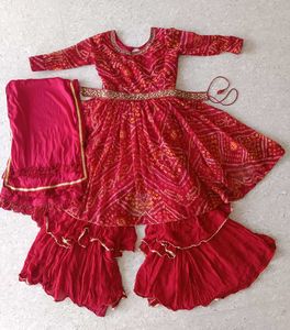 Party Wear Frock Sharara
