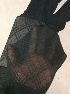 Emerge Patterned Tights Sheer