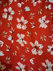Red Sleeveless Top