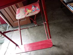 Children&#39;s Red Table &amp; Chair Set