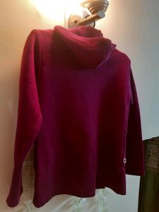 Maroon Hooded Jacket