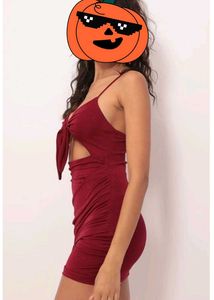 Red Cutout Bodycon Dress