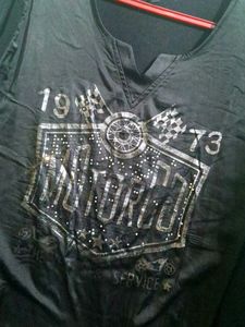 Black Long Sleeve Graphic Tee