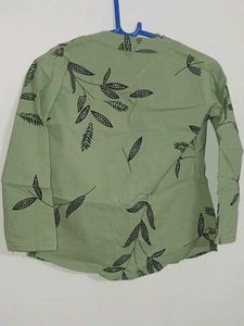 Cute Green Floral pant top and shrug