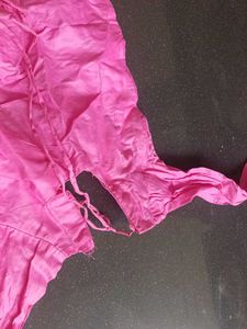 Pink Embroidered Kurta