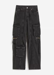 H&M Wide Cargo Trousers