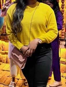 H&amp;M Yellow Women Pullover