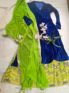 Partywear Lehnga Kurti Suit Set